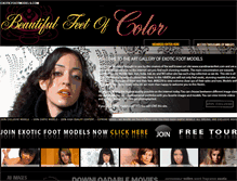 Tablet Screenshot of exoticfootmodels.com